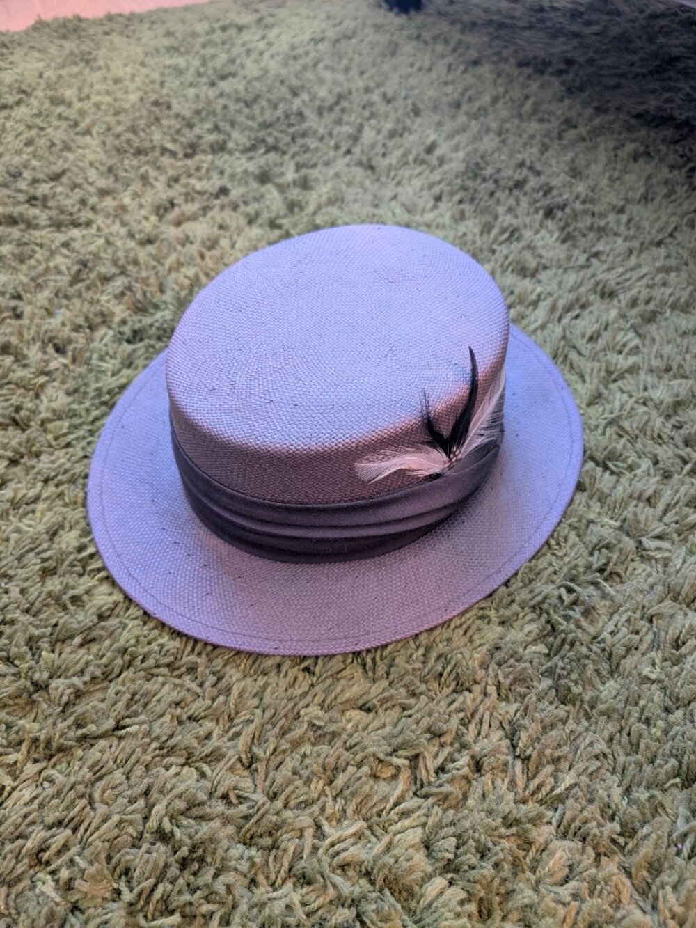 GOORIN BROS. gray stray Panama hat, size medium